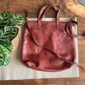 Madewell Small Zip Top Transport Tote